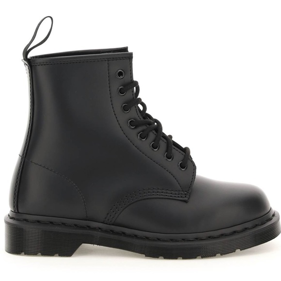 Dr Martens unisex Black Lace-Up Combat Boots